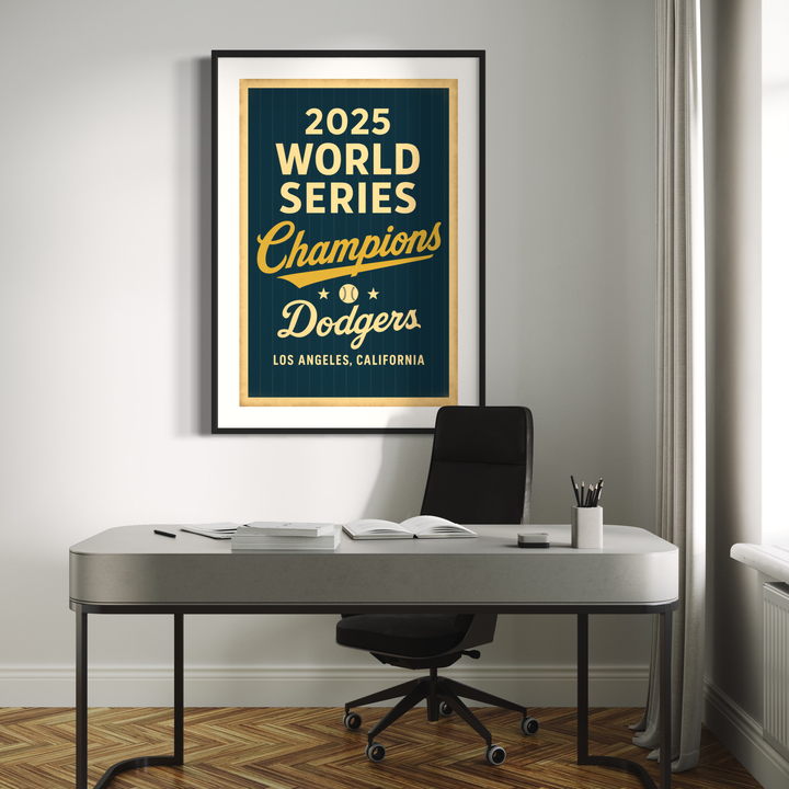 2025 World Series Champions Dodgers Poster Printable | Los Angeles Dodgers Vintage Wall Art | Instant JPEG Download Digital Download Chris Fabregas Fine Art Photography Wall Art print High-quality fine art photography print 