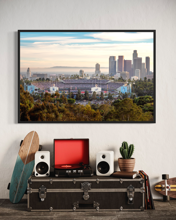 Dodger Stadium & LA Skyline 2024 World Series alternate print preview 7