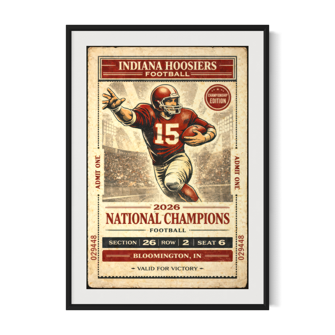 Indiana Football 2026 Champions — Digital Fan Pack Digital Download Chris Fabregas Fine Art Photography Wall Art print High-quality fine art photography print 