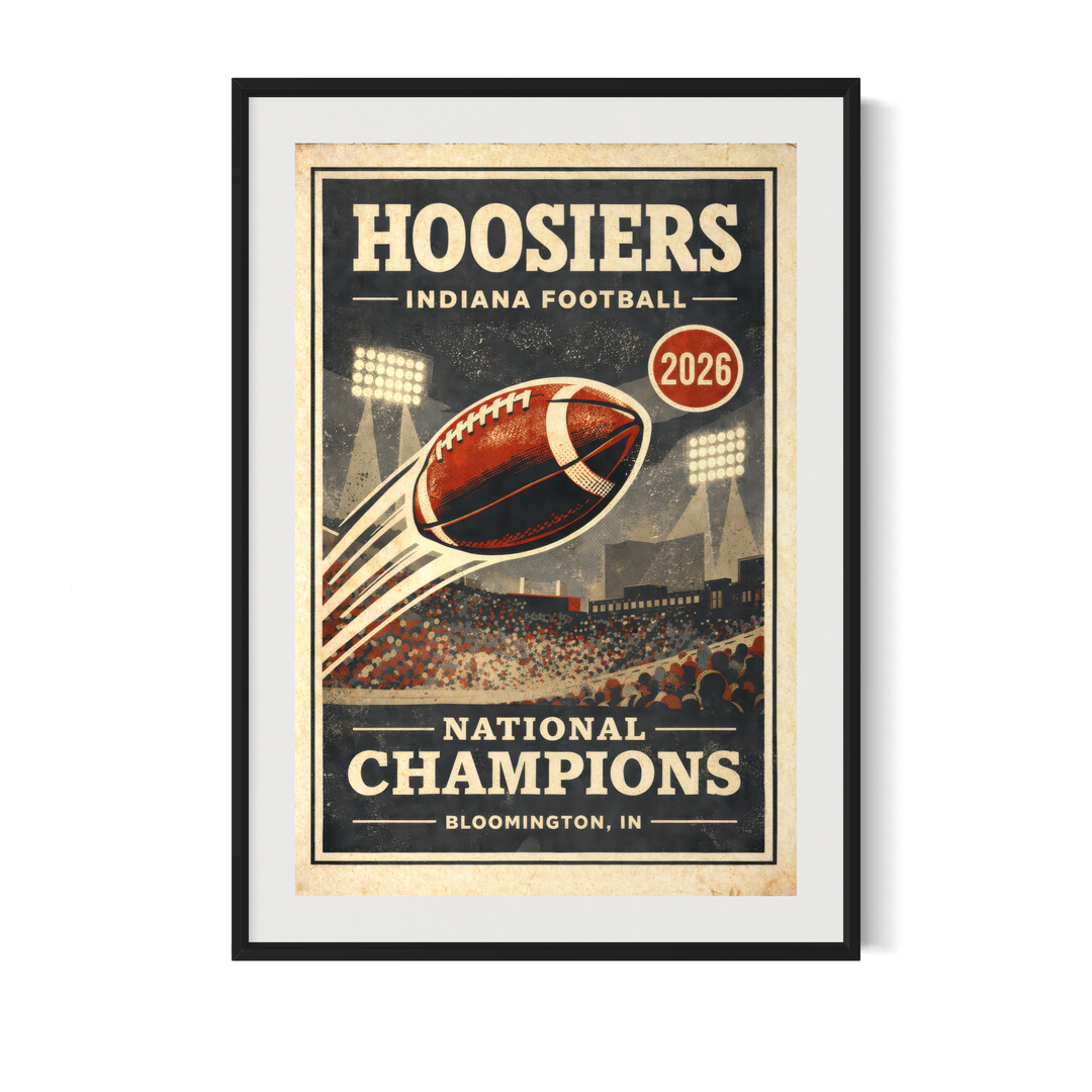 Indiana Football 2026 Champions — Digital Fan Pack Digital Download Chris Fabregas Fine Art Photography Wall Art print High-quality fine art photography print 