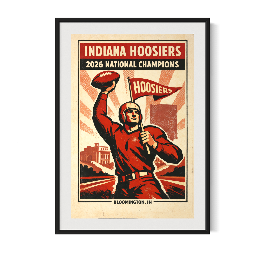 Indiana Football 2026 Champions — Digital Fan Pack Digital Download Chris Fabregas Fine Art Photography Wall Art print High-quality fine art photography print 