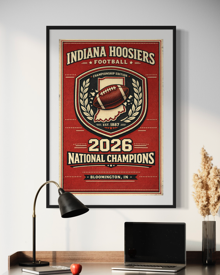 Indiana Football 2026 Champions — Digital Fan Pack Digital Download Chris Fabregas Fine Art Photography Wall Art print High-quality fine art photography print 