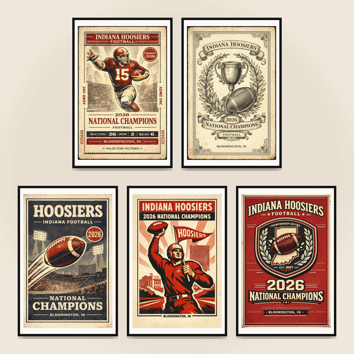 Indiana Football 2026 Champions — Digital Fan Pack Digital Download Chris Fabregas Fine Art Photography Wall Art print High-quality fine art photography print 