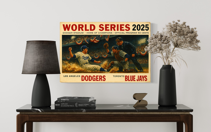 2025 World Series Dodgers vs Blue Jays Digital Poster alternate artwork preview 7