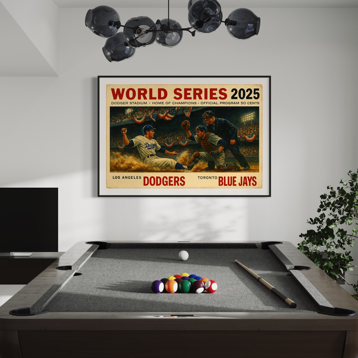 2025 World Series Dodgers vs Blue Jays Digital Poster alternate artwork preview 10
