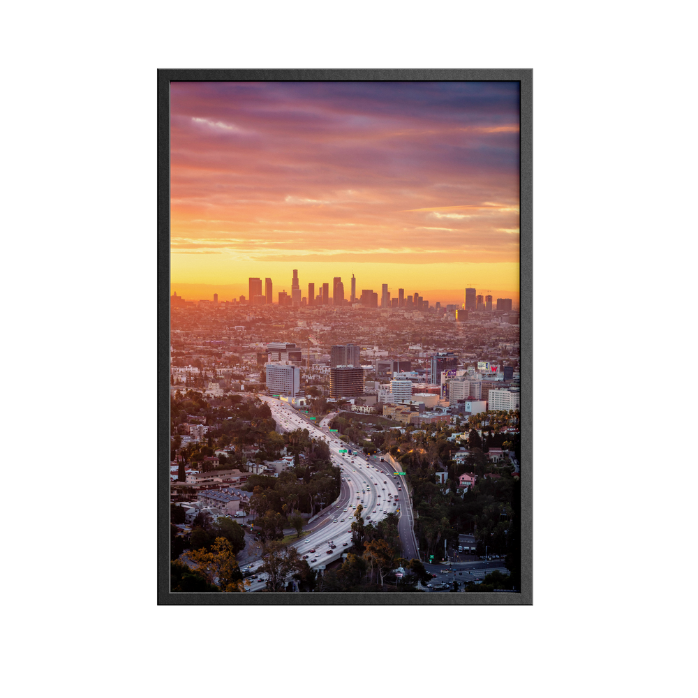 Los Angeles Sunrise fine art print preview