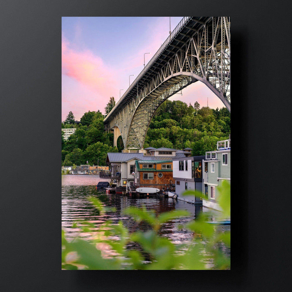 Seattle Houseboats Limited Edition fine art print preview