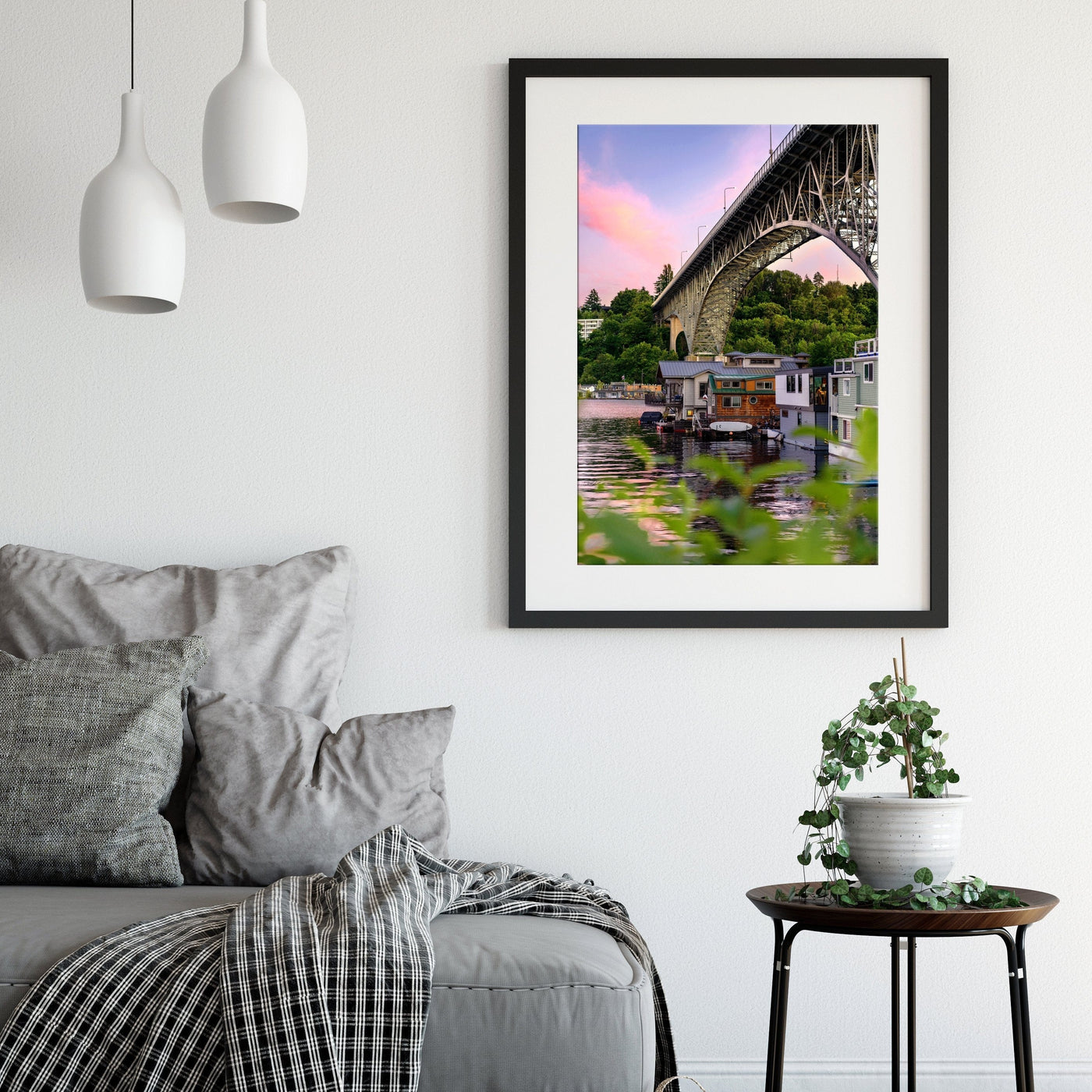 Seattle Houseboats Limited Edition displayed in a home interior