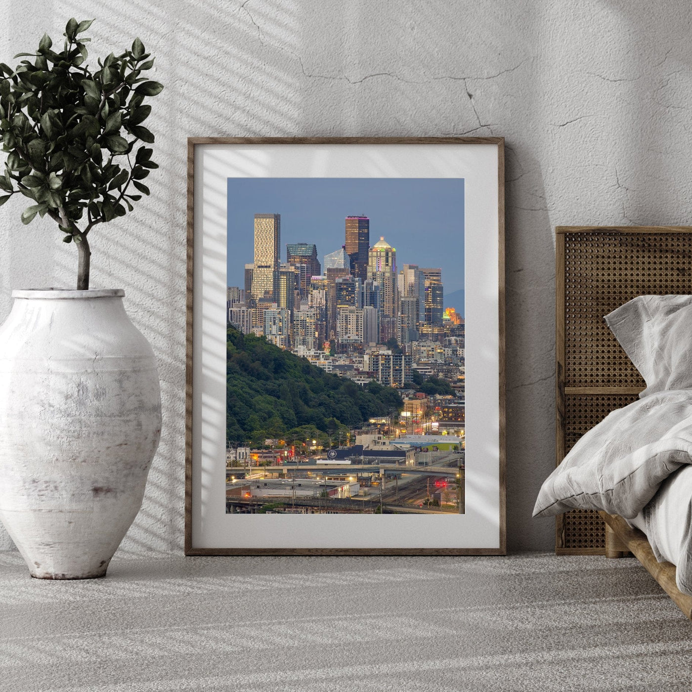 Seattle Emerald City displayed in a contemporary room interior
