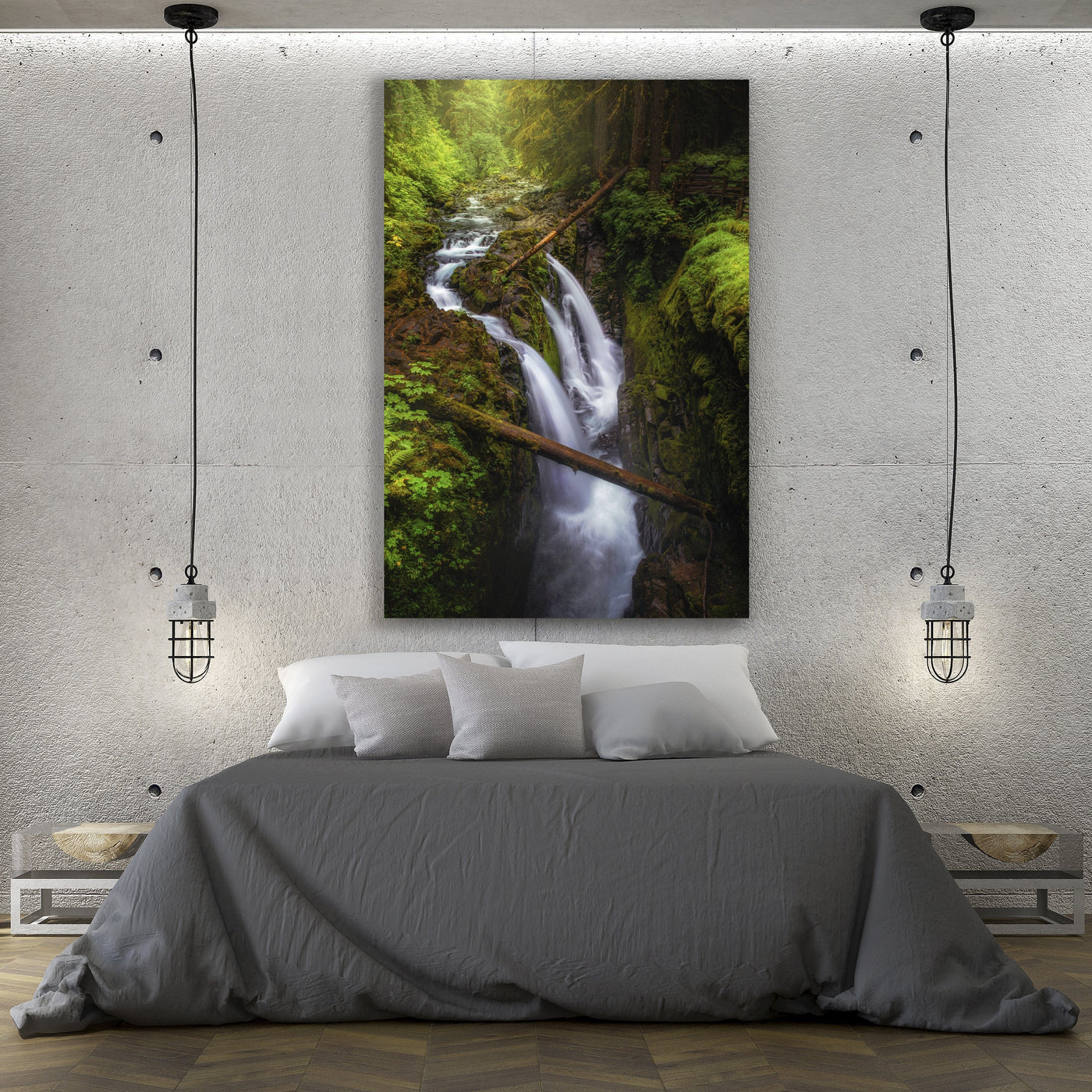 Sol Duc Falls Limited Edition displayed in an elegant room interior