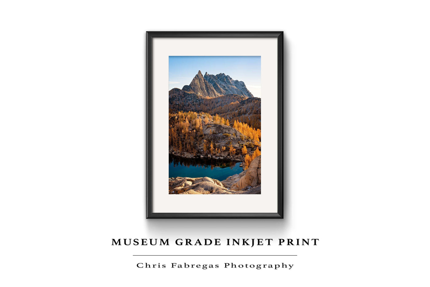 Prusik Peak Enchantments Washington displayed in a home interior